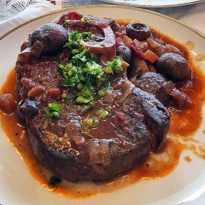 Osso buco meat dish