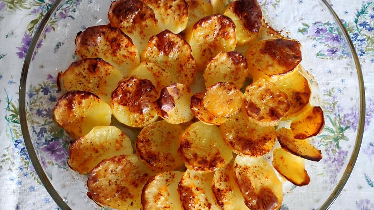 Crispy potatoes in the oven